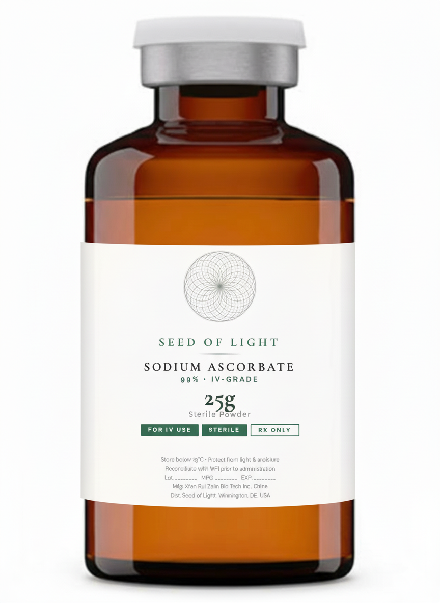 Seed of Light — Sterylne Fiolki Witaminy C IV-Grade 25g